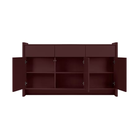Anrichte Rali holz rot / B 160 x H 91 cm - NOO.MA