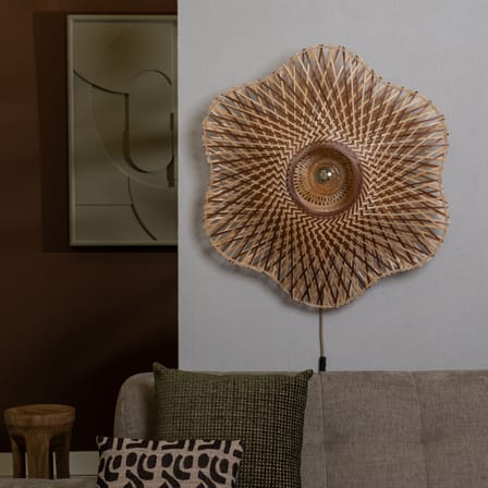 Applique avec prise Madura / Ø 87 cm - Bambou - GOOD&MOJO