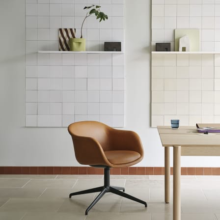 Blumentopf Ridge keramik grün / B 18,5 x T 14,5 x H 15,2 cm - Muuto