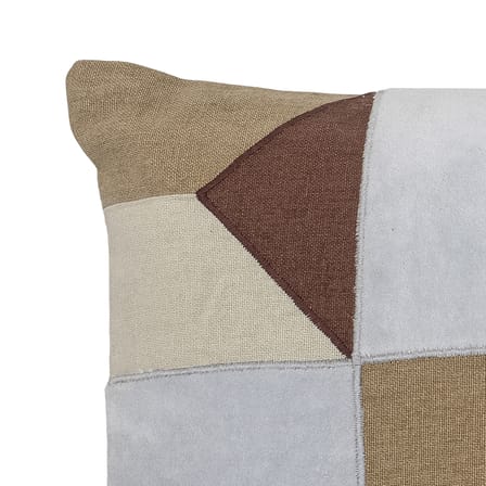 Coussin Corinna tissu bleu multicolore / 55 x 35 cm - Bloomingville