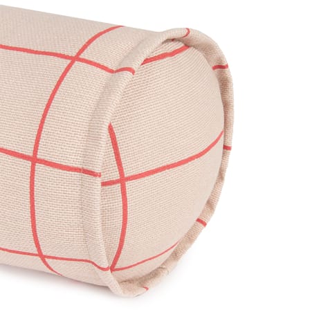Coussin Vibes Cylinder tissu rose / Ø 16 x L 50 cm - NOBODINOZ