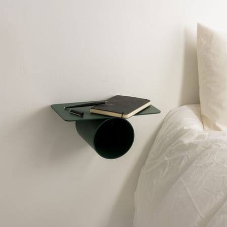 Étagère Pipeline Solo métal vert / L 37 cm - raawii