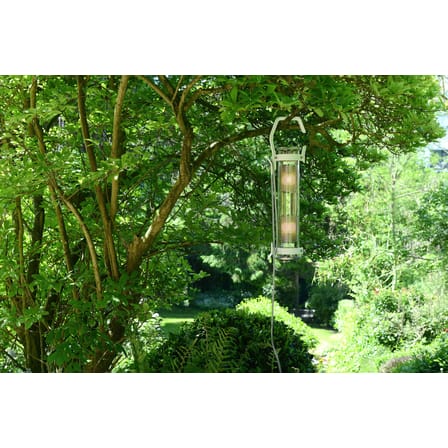 Lampe d'extérieur Balke métal verre noir / L 65 cm - SAMMODE STUDIO