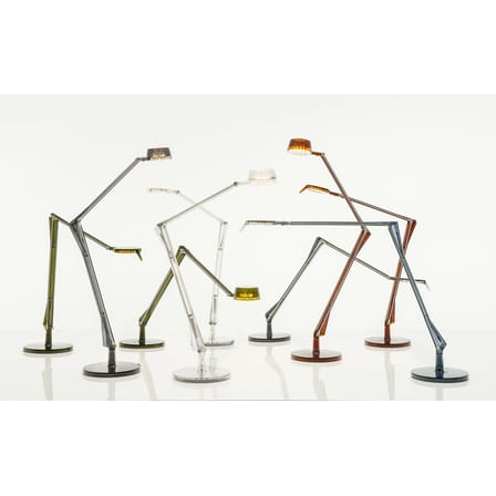 Lampe de table Aledin TEC LED plastique transparent / Diffuseur plat - Kartell