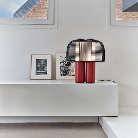 Lampe de table Yasuke métal noir / L 39,5 x H 43 cm / Seconde vie - DCW éditions