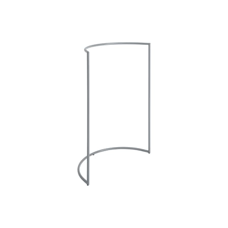 Portant Colour Rack métal gris / Forme C - L 112 x P 54 cm - Hay
