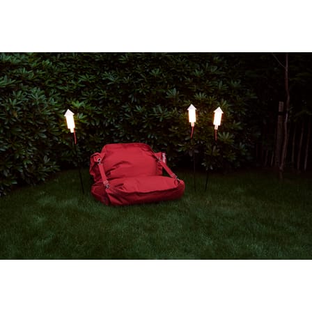 Pouf d'extérieur Buggle-up Outdoor tissu beige / Sangles ajustables - Tissu Olefin - Fatboy