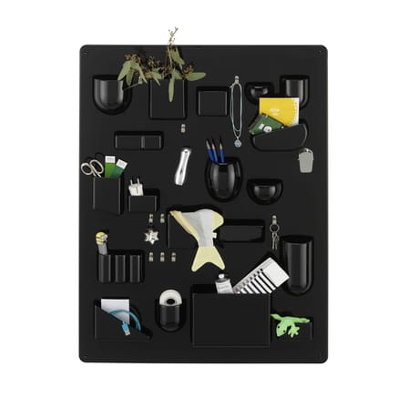 Rangement mural Uten.Silo I RE plastique noir / Recyclé - Dorothee Becker (1969) - 67 x 87 cm - Vitra
