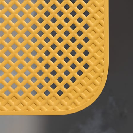 Table basse Net jaune / 100 x 60 x H 40 cm - NARDI