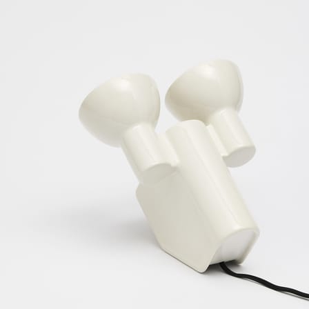 Olo Table lamp ceramic white - Moustache
