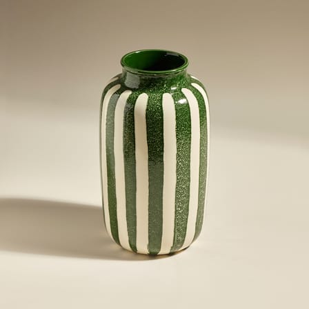 Vase Riviera Large céramique vert / H 36 cm - Maison Sarah Lavoine