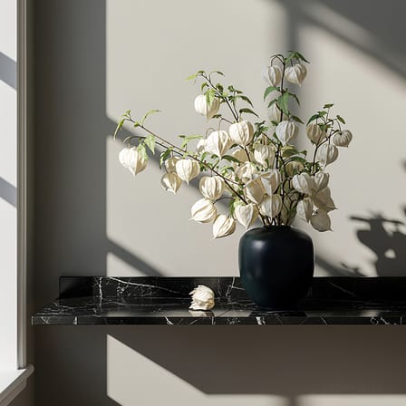 Vase Sunao Mini céramique vert / Ø 25 x H 25 cm - 101 COPENHAGEN