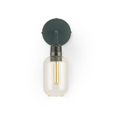 Amp Wall light with plug glass green - Normann Copenhagen