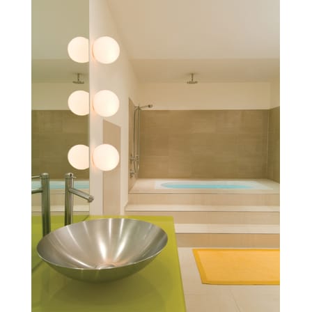 Applique d'extérieur Dioscuri verre blanc / Plafonnier - Michele de Lucchi, 2003 - Artemide