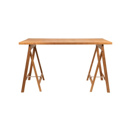 Bureau  Folding Flat Trestle bois naturel / 130 x 63 cm - Frama 