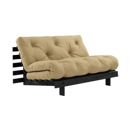 Canapé convertible Roots / L 140 cm - 3 positions / Structure noire - KARUP DESIGN