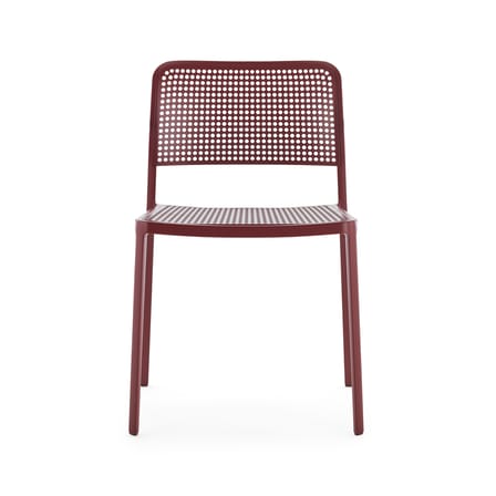 Chaise empilable Audrey plastique rouge - Kartell