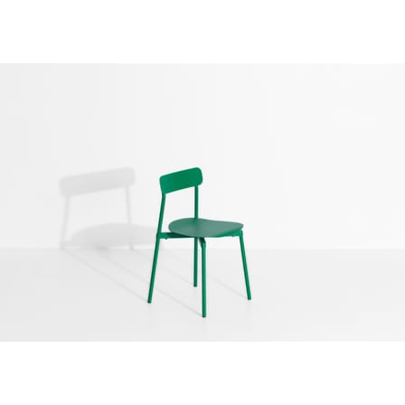 Chaise empilable Fromme métal vert / Aluminium - Petite Friture