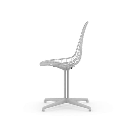 Chaise Wire Chair DKL métal blanc / (1951) - Pied La Fonda - Vitra