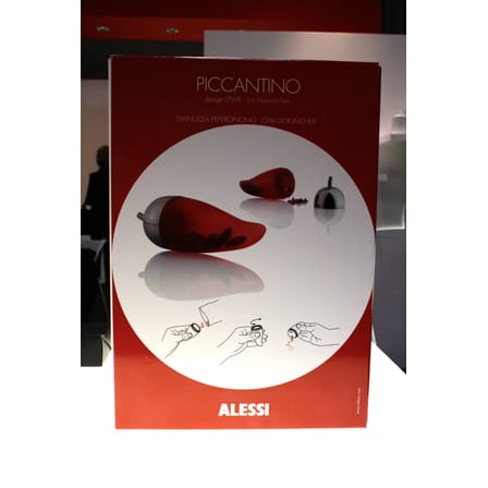 Concasse-piment Piccantino plastique rouge - Alessi