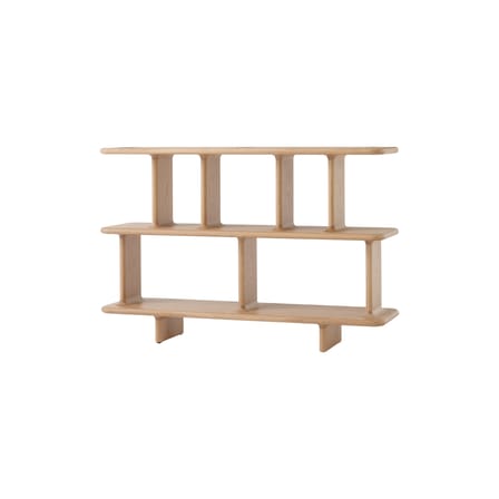 Étagère Archivo JH44 by Jaime Hayon bois naturel / L 140 x H 92 cm - &tradition