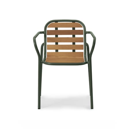 Fauteuil de repas empilable Vig Wood bois naturel - Normann Copenhagen