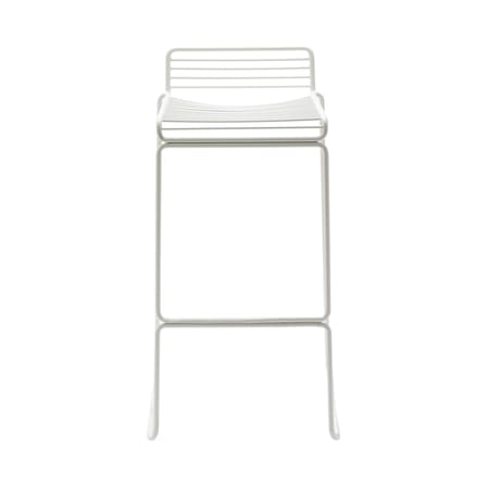 Hee Bar stool metal white H 75 cm - Metal - Hay