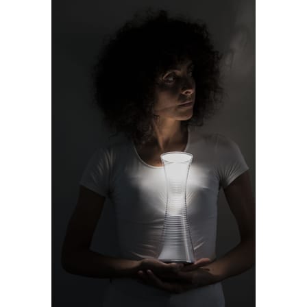 Lampe sans fil rechargeable Come Together plastique transparent cuivre métal / LED - Artemide