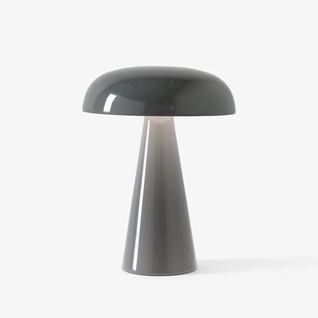 Lampe sans fil rechargeable Como SC53 LED métal bleu / H 21 cm - &tradition