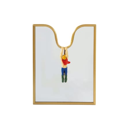 Miroir mural Circus métal or / L 35 x H 45 cm - Seletti