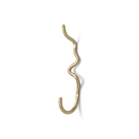 Patère Curvature or métal / Laiton - Ferm Living