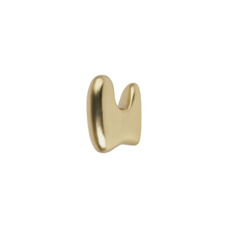 Patère Roberta métal or / Prof. 7 cm - BROSTE COPENHAGEN
