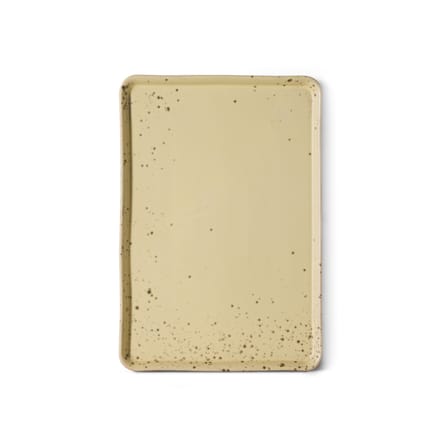 Piatto di portata 70s ceramics ceramica beige / Piano/vassoio - 22,5 x 33 cm - HK LIVING