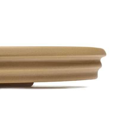 Assiette de présentation Dune céramique beige / Plat de service ovale - By Kelly Wearstle / 46 x 34 cm - Serax