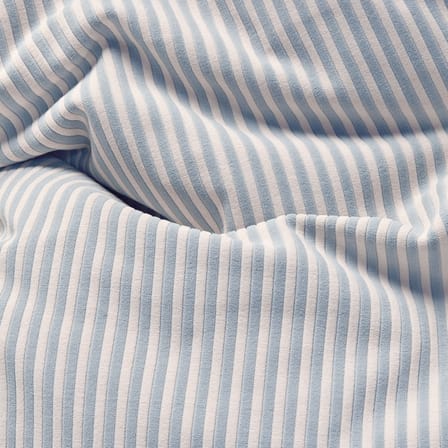 Pouf Original Slim Terry bleu / Tissu éponge - 155 x 120 cm - Fatboy