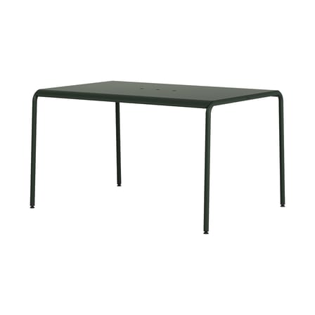 Panorama Rectangular table metal green / 130 x 90 cm - 4 to 6 people - TIPTOE