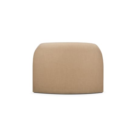 Sofa modulierbar Bulky textil beige / Modul für abgerundete Ecken 45°. - Ethnicraft
