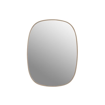 Specchio murale Framed Small metallo rosa / 44 x 59 cm - Muuto