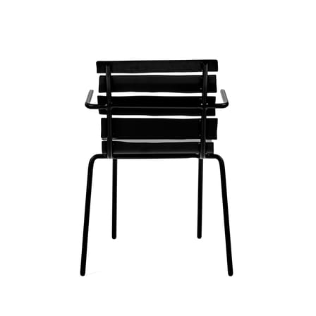 Stapelbarer Sessel Aligned metall schwarz / By Maarten Baas - Aluminium - valerie objects