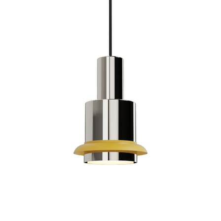 Suspension Chaumont métal argent / Ø 19 cm - Réédition 1964 - DCW éditions