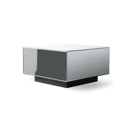 Tavolino Mirror Block vetro specchio / 60 x 60 x H 35 cm - HK LIVING