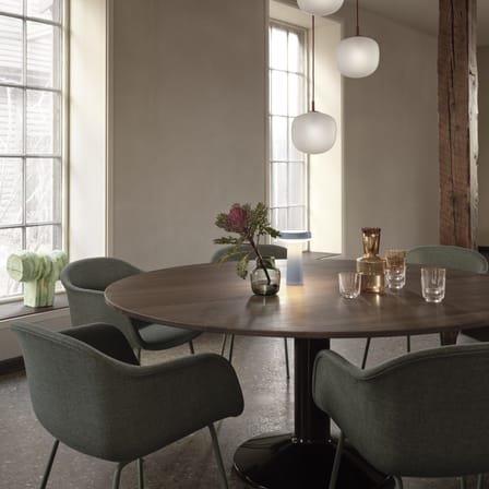 Silent Vase glass green / Ø 11 x H 13.4 cm - Muuto