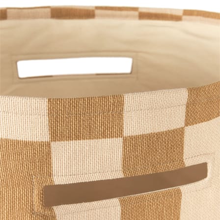 Korb Vibes textil gelb / H 56 cm - NOBODINOZ