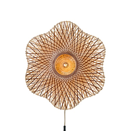 Applique avec prise Madura / Ø 87 cm - Bambou - GOOD&MOJO
