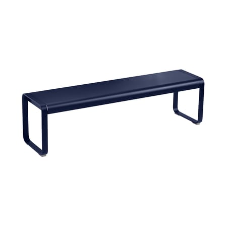 Banc Bellevie métal bleu / L 161 cm - 4 places - Fermob