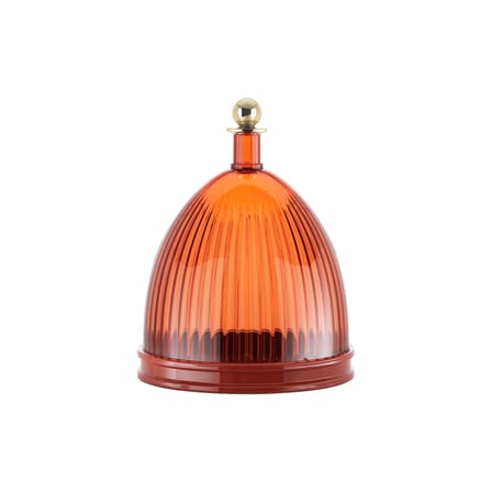 Centre de table La Coupole orange / Ø 24 cm x H 30,5 cm - Kartell