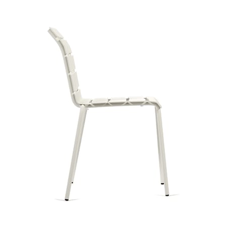 Chaise empilable Aligned métal blanc / By Maarten Baas - Aluminium - valerie objects