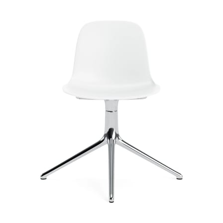 Chaise pivotante Form 4L plastique blanc - Normann Copenhagen