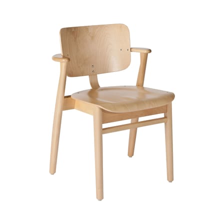 Fauteuil empilable Domus bois naturel / Ilmari Tapiovaara, 1946 - ARTEK