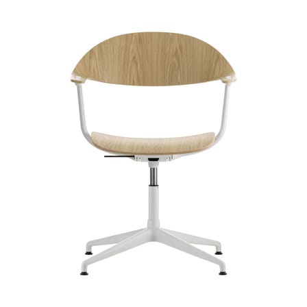 Fauteuil pivotant Mynt / Chêne - Vitra